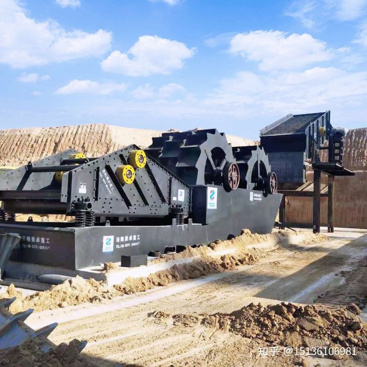 轮斗式洗沙机和螺旋洗沙机的工作流程及原理是什么？(图2)