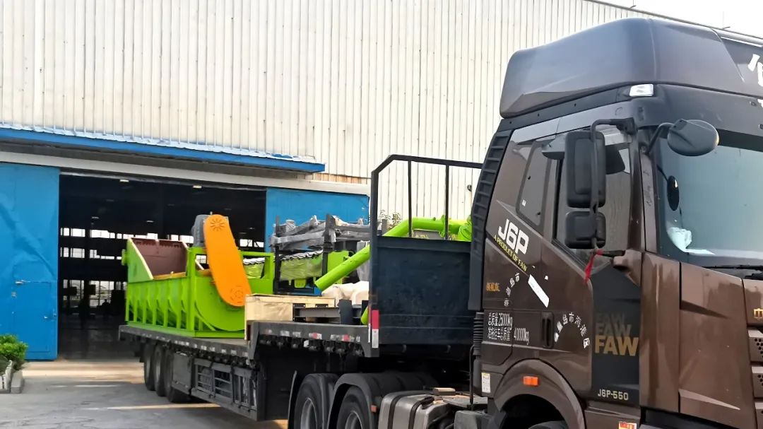 假期发货！助力客户尽快投产，模块化洗砂机、制砂机发往湖南(图6)