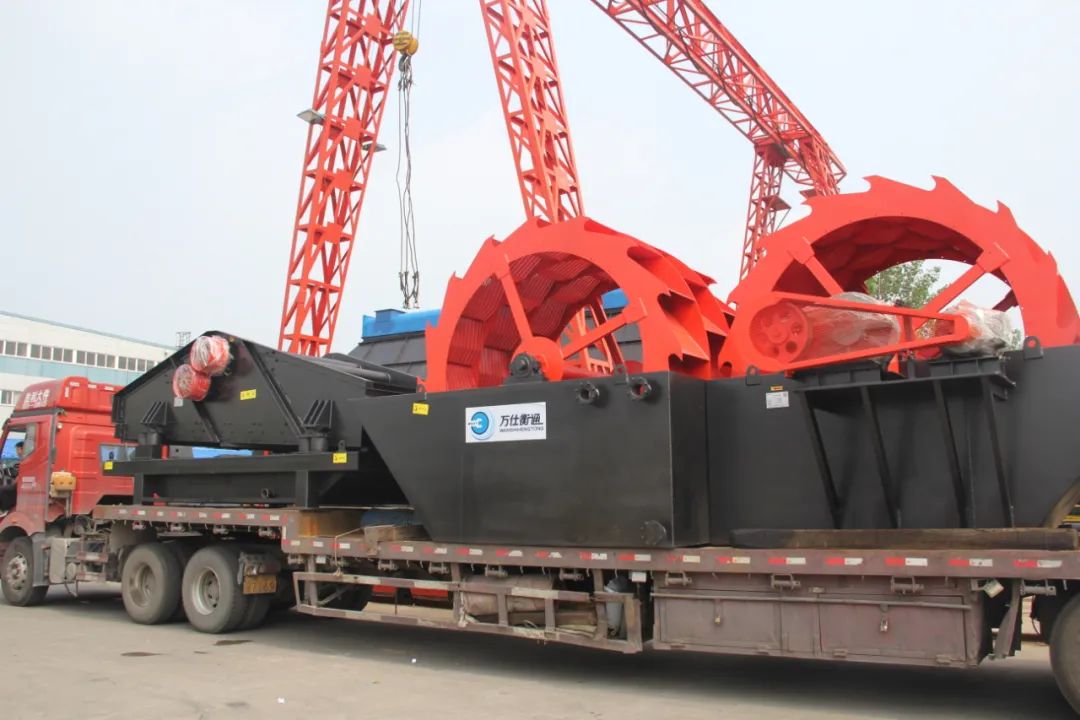 万仕衡通洗砂机、脱水筛发货，服务重庆砂石骨料市场！(图4)